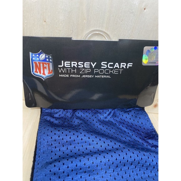Indianapolis Colts NFL Football Jersey Scarf‎ Hidden Pocket Lined NWT Licensed - Picture 3 of 7